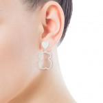 Tous - Silueta Silver Earrings
